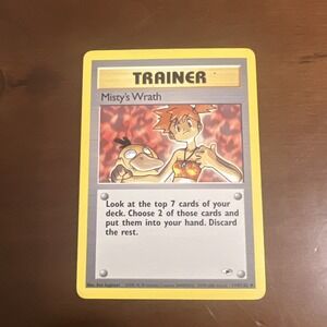 Pokemon TCG Misty's Wrath 114/132 Gym Heroes Regular